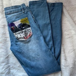 Hand Painted Juice WRLD Jeans